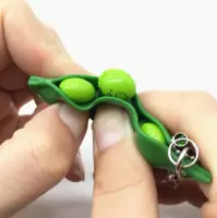 Autisme - ADHD Anti Stress fidget speelgoed - Sleutelhanger - Fidget pea bean poppers - Fidget toys -Pop It - 3 stuk