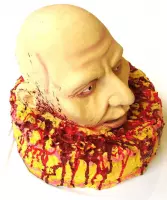Bloedend afgehakt hoofd 30 cm - feestdecoratievoorwerp - halloween