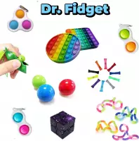 Fidget Toys Pakket - Pop it - Simple Dimple - Sticky Balls - Instagram - Populaire Fidget Toys - 16 stuks