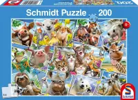 Schmidt puzzel Dieren Selfies - 200 stukjes - 8+