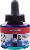 Amsterdam Acrylic Inkt Fles 30 ml Phtaloblauw 570