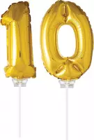 Folie Ballon Goud "10" (40CM)