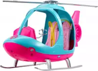 Barbie Estate Helikopter - Roze met Blauwe Speelgoed Voertuig