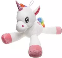 Pluche Eenhoorn Regenboog - Unicorn - 40 cm | eenhoorn knuffel | knuffeldier | unicorn | rainbow