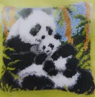 Smyrna telpatroon knoopkussen - Panda's