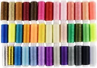 39 stuks naaigaren in polyester