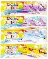 Foam Glider Eenhoorn - 12 stuks Unicorn Gliders - traktatie uitdeelcadeautjes kinderfeestje