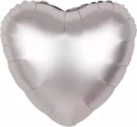 Folieballon - Hart - Metallic - 45cm - 1st. - Willekeurig geleverd - Zonder vulling