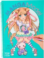 Top Model - Manga Colouring Book (048516) /Arts and Crafts /Turquoise