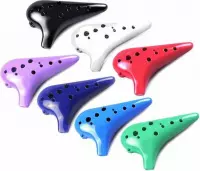 STL Standard Ocarina - Tenor C - 12 gaten - Plastic Blauw