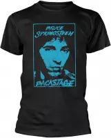 Bruce Springsteen Heren Tshirt -M- Backstage Zwart