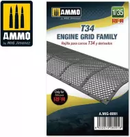 T34 Engine Grid Family - Scale 1/35 - Ammo by Mig Jimenez - A.MIG-8091