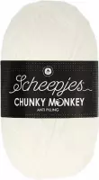 Scheepjes Chunky Monkey 1001 White 5x100gr