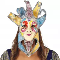 Fiestas Guirca Gezichtsmasker Venice Geel/blauw One-size