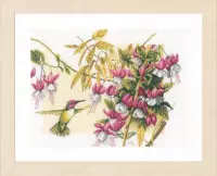 Borduurpakket Kolibrie en fuchsia - Marjolein Bastin