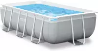 Intex Prism Frame zwembad 300 x 175 x 80 cm - met filterpomp en zwembadtrap