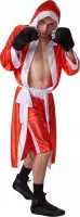 dressforfun - Herenkostuum bokser rood / wit L - verkleedkleding kostuum halloween verkleden feestkleding carnavalskleding carnaval feestkledij partykleding - 301836
