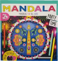 Mandala kleurboek "Party Time"