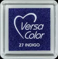 VS-27 VersaColor inktkussen small 3x3cm - indigo blauw - pigment inkt milieuvriendelijk stempelkussen