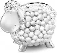 Zilverstad - Spaarpot schaap 11,5 cm zilver kleur