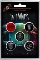 In Flames Button Battles 5-pack