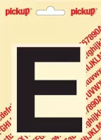 Pickup plakletter Helvetica 100 mm - zwart E