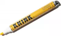 Krink K-42 Gele 3mm Verfstift - 10ml permanente alcoholbasis Inkt in metalen body
