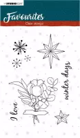 Studio Light Clear Stamp - Winter's Favourites nr.505