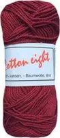 Beijer BV Cotton eight 8/4 onbewerkt dun katoen garen - roestbruin rood (361) - pendikte 2,5 a 3mm - 1 bol