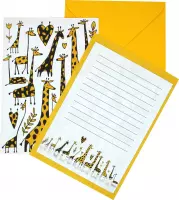 Briefpapier en enveloppen Giraffe A5