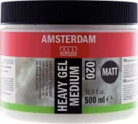 Amsterdam Heavy Gel Medium Mat 020 Pot 500 ml