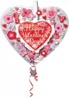 Amscan - Folieballon Happy Valentines Day 66 cm