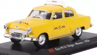 Gaz M-21 Wolga Mosca 1956 Taxi (Geel) (15cm) 1/43 Atlas - Modelauto - Schaalmodel - Modelauto - Miniatuurauto - Miniatuur autos