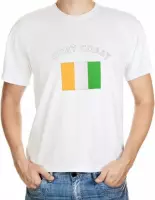 Yvori Coast t-shirt met vlag L