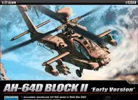 ACADEMY 1:72 AH-64D Block 2 "Early Version"