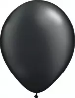 Ballonnen - Zwart - Metallic - 30cm - 10st.