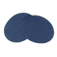 Elleboog Knie Strijk Stukken Lappen Patches Jeans Blauw 11 cm / 14 cm / Jeans Blauw