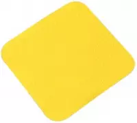 Anti slip stickers voor gestructureerde oppervlakken 140 x 140 mm Geel