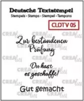 Crealies • Deutsche Text & So stempel Verschiedene 05 - 1 stuk