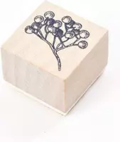 stempel Besjes - hout - 3 x 3 cm