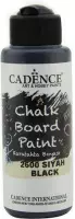 Cadence Chalkboard verf Zwart 01 006 2600 0120 120 ml