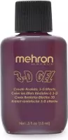 Mehron 3-D Gel voor het maken van wonden en littekens - bloedrood - 14 ml