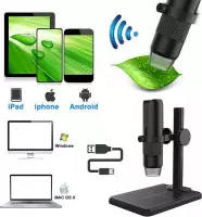 Wifi Microscoop draadloos 50x1000 foto en video voor android 5 IOS en Mac os 10.5 of hoger