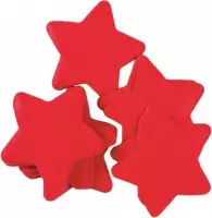 TCM FX Confetti Stars 55x55mm, rood, 1kg