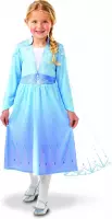 Elsa Frozen 2™ kostuum met cape voor meisjes - Verkleedkleding - 5/6 jaar