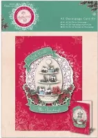 A5 Decoupage Card Kit - Bellissima Christmas