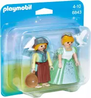 PLAYMOBIL Duopack prinses en dienstmeisje - 6843