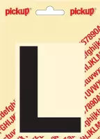 Pickup plakletter Helvetica 100 mm - zwart L
