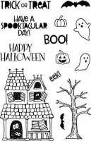 Haunted House Clear Stamps (JD030) (DISCONTINUED)