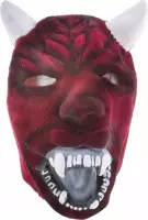 Masker Alien | Rood | Verkleedmasker